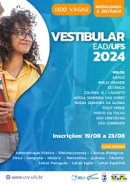 UFS OFERECE 1300 VAGAS EM CURSOS DE GRADUAÇÃO EAD