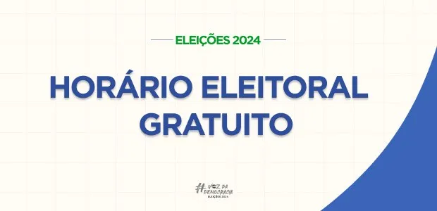COMEÇA HOJE (30) O HORÁRIO ELEITORAL GRATUITO NO RÁDIO E NA TV