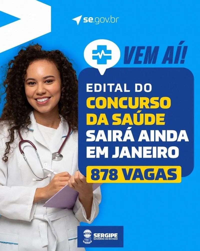 GOVERNO DE SERGIPE ANUNCIA BANCA PARA REALIZAÇÃO DE CONCURSO NA ÁREA DA SAÚDE
