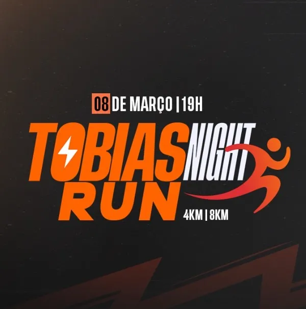 CORRIDA DE RUA TOBIAS NIGHT OCORRERÁ NESTE SÁBADO (08)