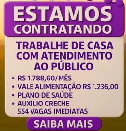 OFERTANDO FALSAS VAGAS DE EMPREGO, GOLPISTAS ROUBAM VÍTIMAS PELA INTERNET